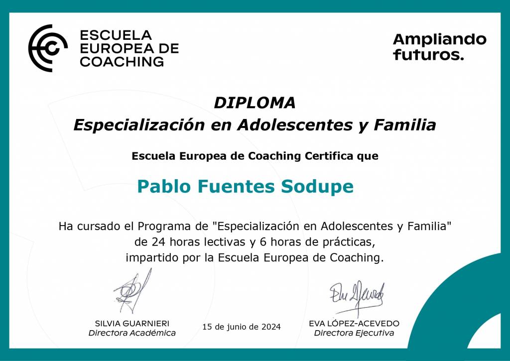 Diploma Escuela Europea de Coaching